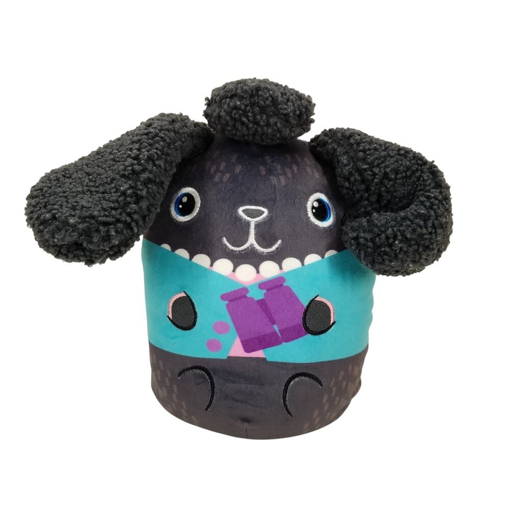 Dogs Vs Squirls Linda Plush French Poodle Park Watch 8" Stuffed Animal Toy